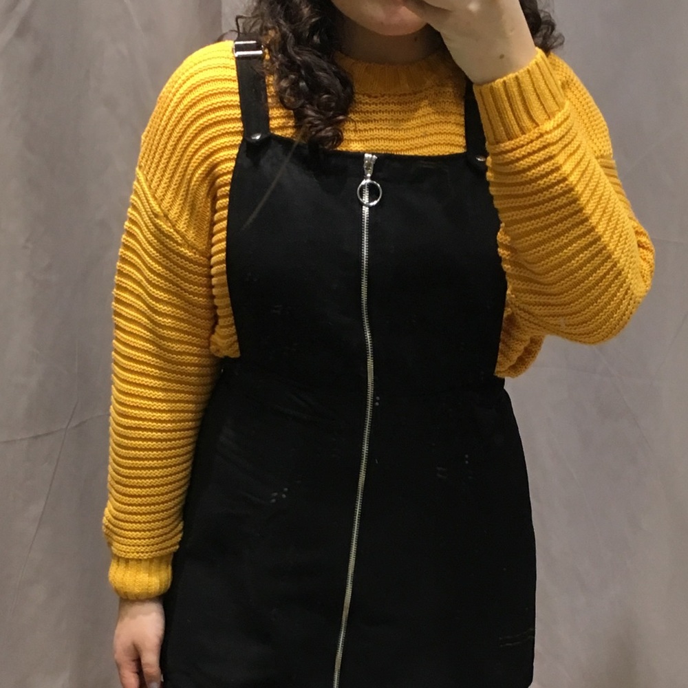 H&M yellow sweater